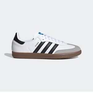 Adidas Samba Vegan Shoes cloud white / core black / gum size 6.5 size 5